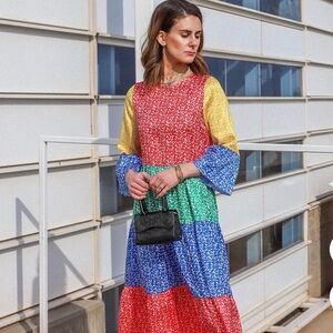 TWISTED WUNDER Midaxi Smock Dress